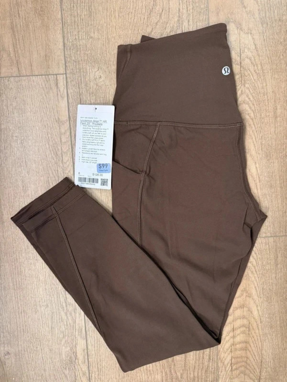 Lululemon Align HR Pant 25" with Pockets Size 8